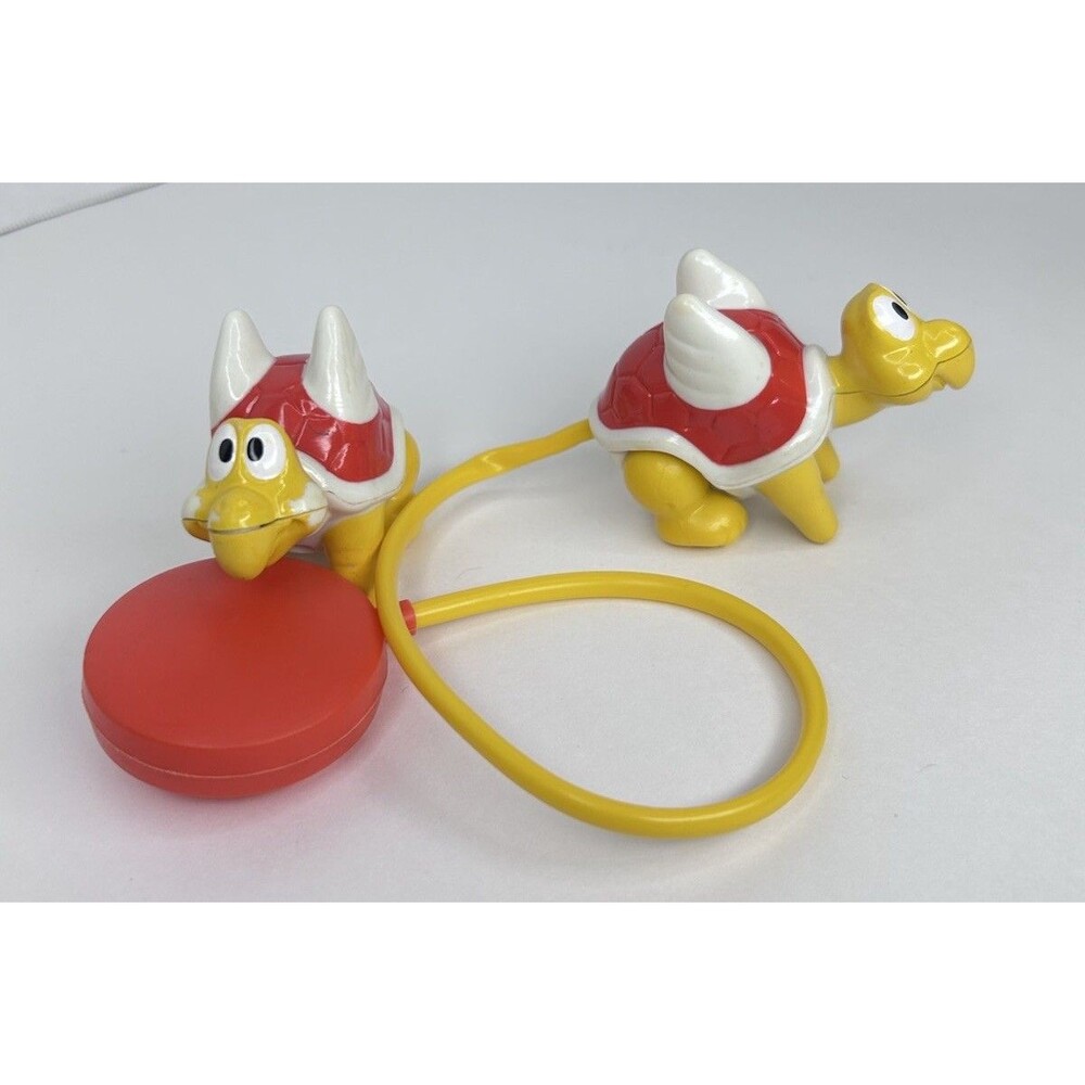VTG 1989 Nintendo Super Mario Koopa Troopa Turtle Figure Toys W/ Original Pump